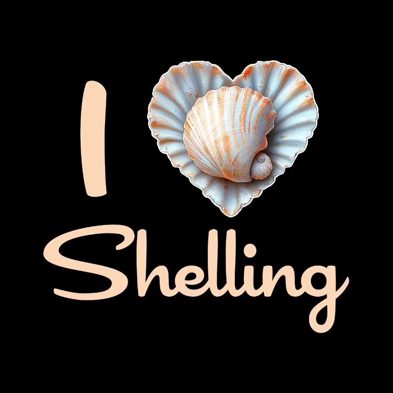 I Love Shelling Shells Shell Collector Gift