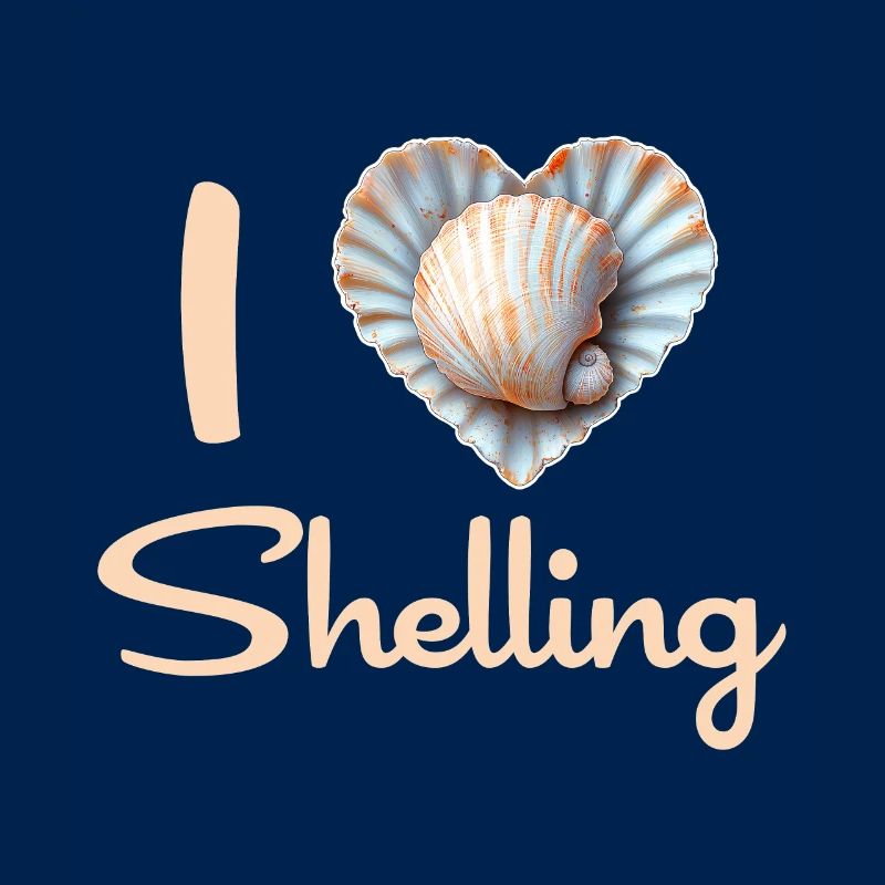I Love Shelling Shells Shell Collector Gift