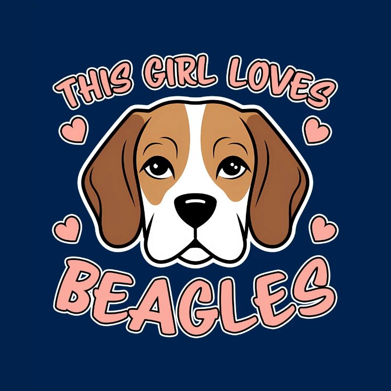 Beagle Mädchen Hunde Lustiges Beagle Geschenk