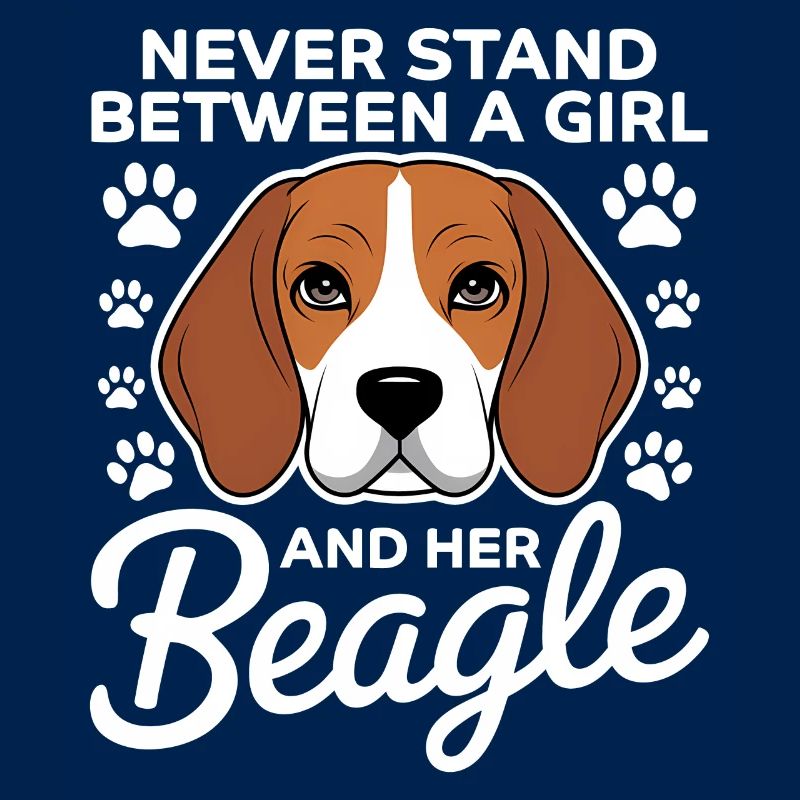 Beagle Mädchen Hunde Lustiges Beagle Geschenk
