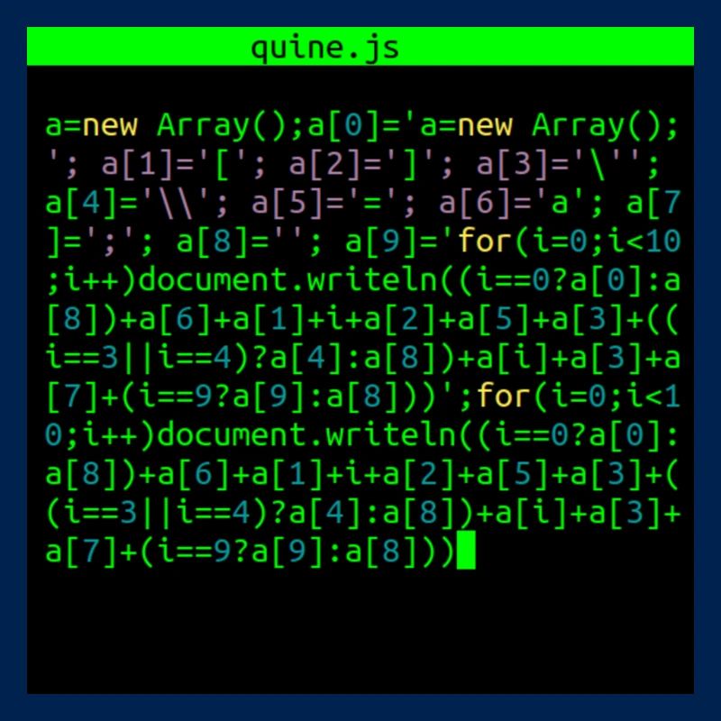 quine javascript