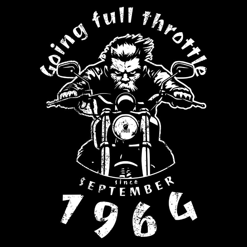 60. Geburtstag Going full throttle since 09/1964