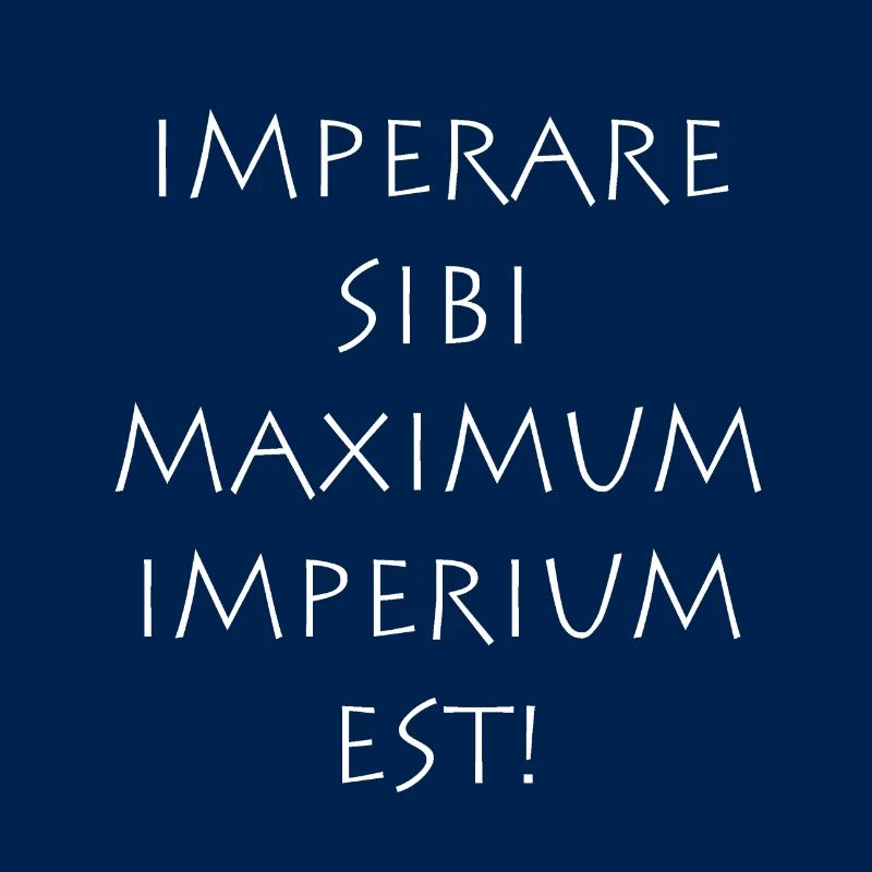 Imperare sibi maximum imperium est