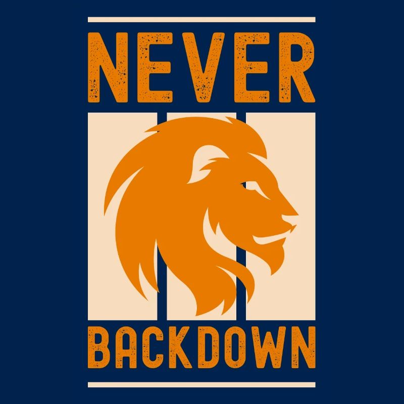 never backdown