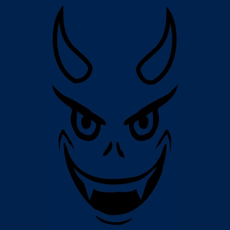 Face Evil Devil Design