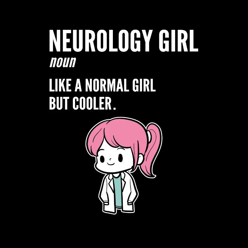 Neurologie-Mädchen Arzt oder Neurologe Geschenk