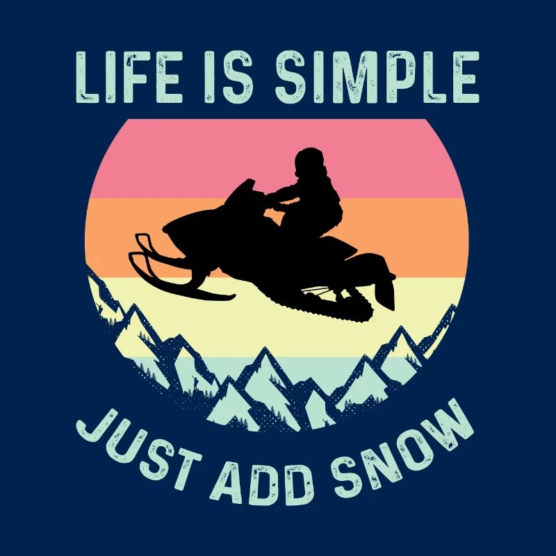 Fügen Sie einfach Schnee hinzu Einfache Person Ges