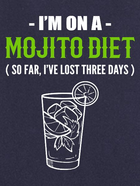Mojito -Diät Starker Trinker Geschenk