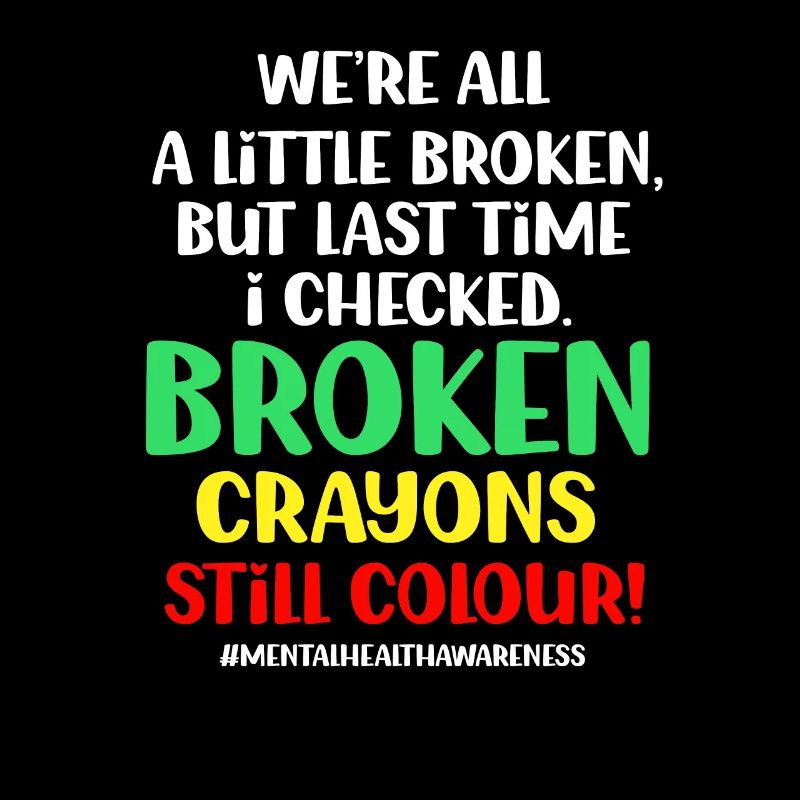 Broken crayons still color graphic bew