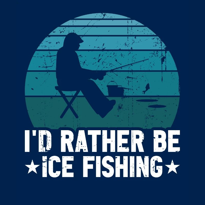 Je préfère pêcher sur glace