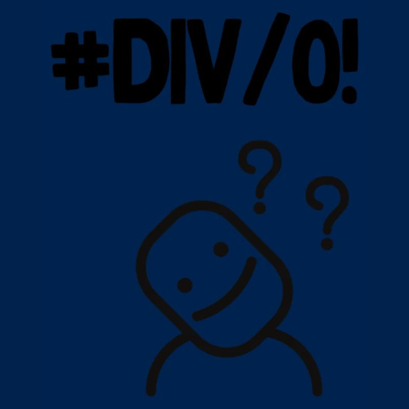 #DIV/0! Excel Error