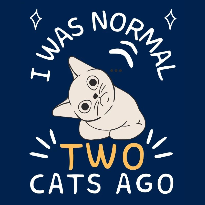 Vor zwei Katzen war ich normal