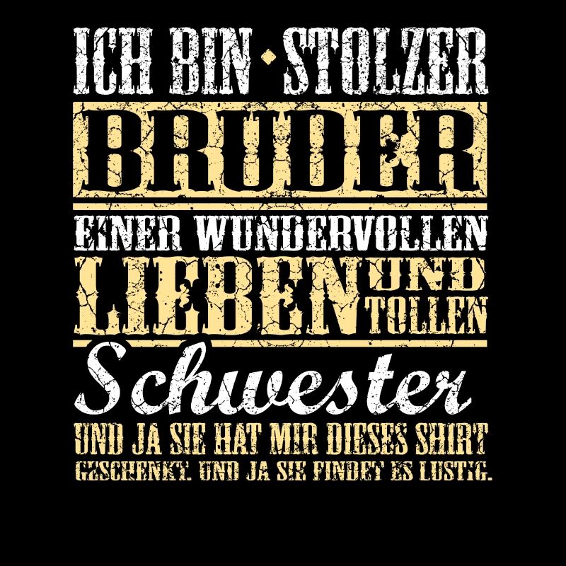 Ich bin stolzer Bruder einer tollen Schwester
