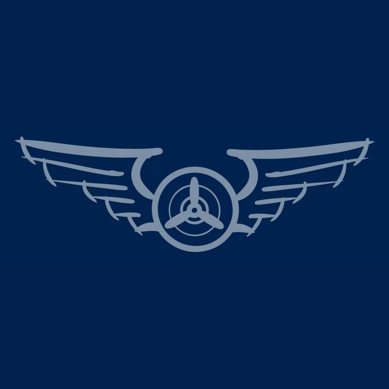 Aviation Symbol Luftwaffenschwinge Flugzeug Pilot
