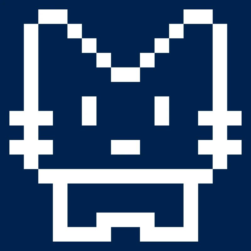 Pixelcat Blanc