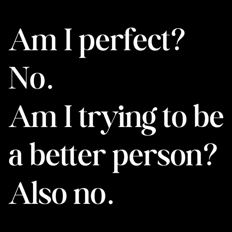 Bin ich perfekt