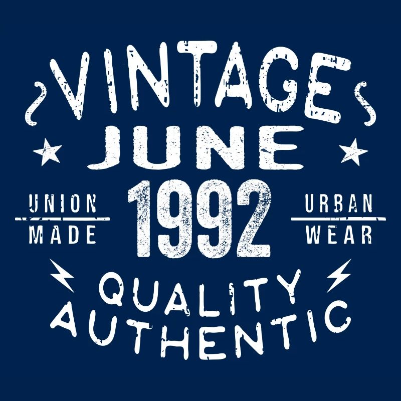 1992 Juni 1992 Jahrestag Juni 1992 Juni Geburtstag