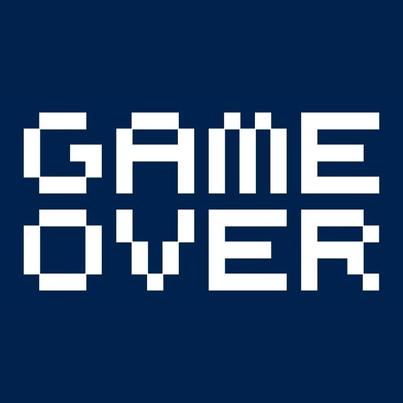 Game over pixels