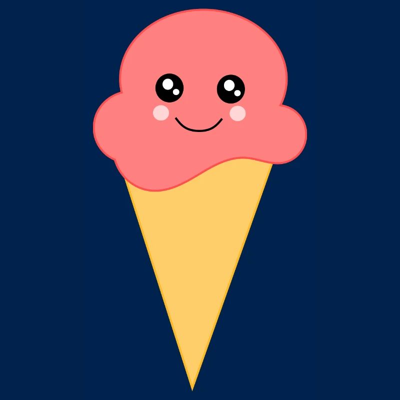 Eis Eiscreme Erdbeereis