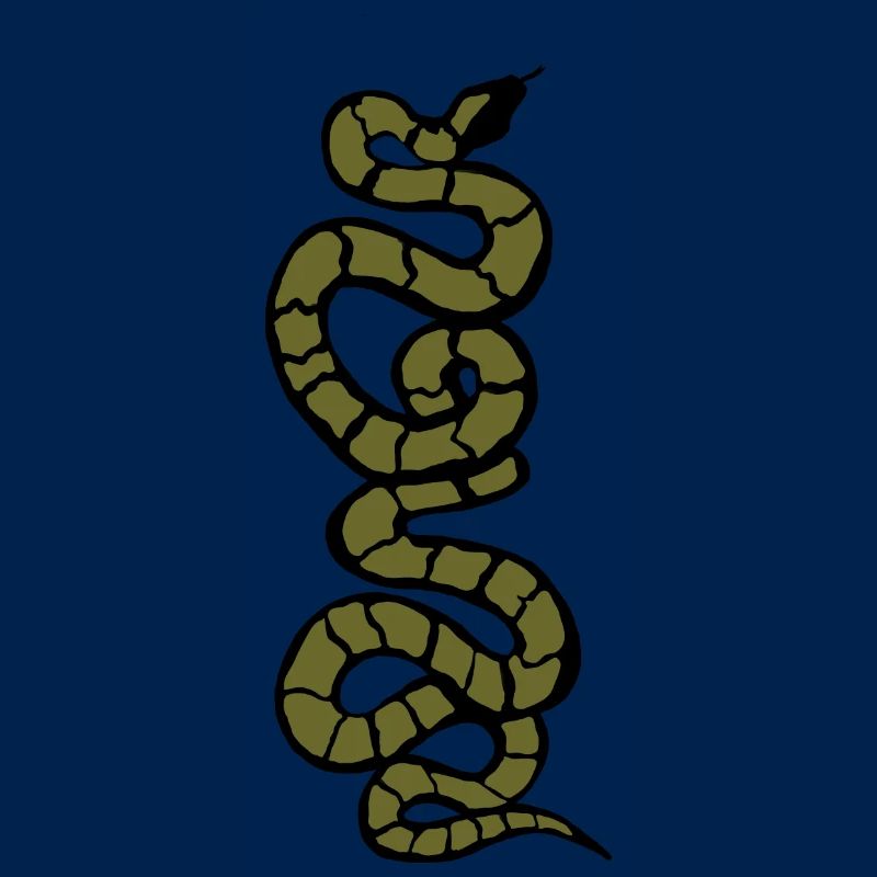 Schlange Python grün