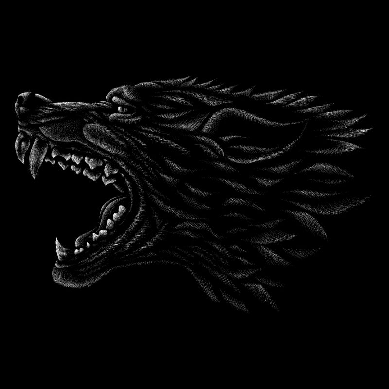 conception douce de loup de vitesse