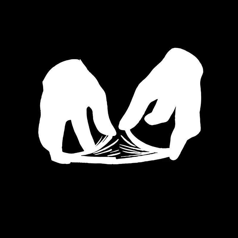 Karten mischen - Technik - Riffle Shuffle