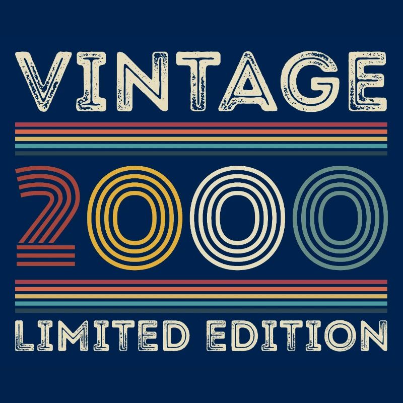 2000 Geburtstag 2000 Retro 2000 Geschenk 2000