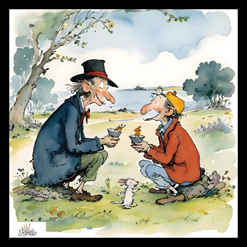 Amis aînés ensemble