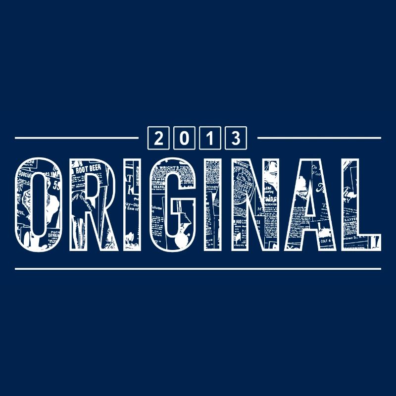 Original 2013 Retro 2013 Anniversary Gift