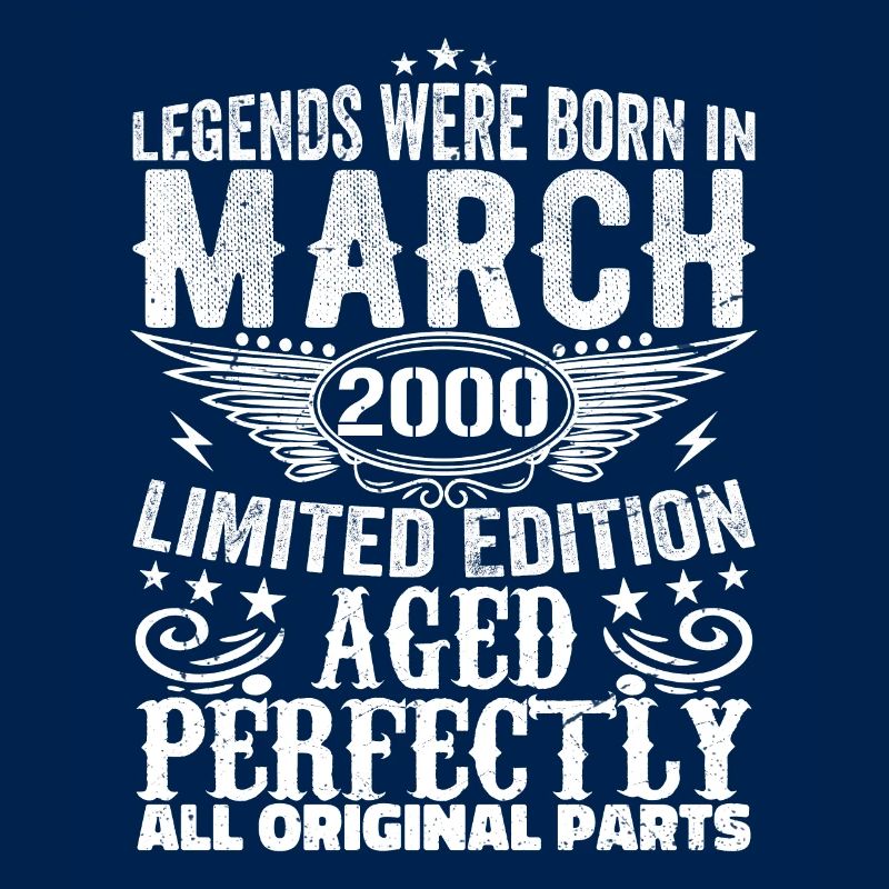 Legendär seit März 2000 Geburtstag 2000