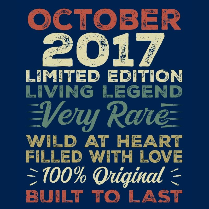 2017 Octobre 2017 anniversaire Octobre 2017 Original