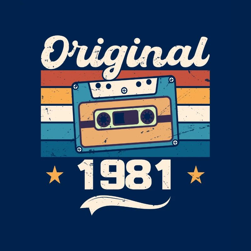 Born Gift Original 1981 Gift Idea 1981