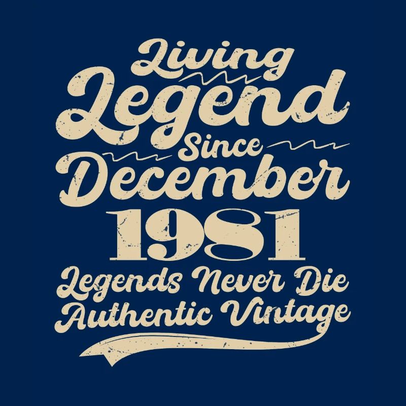 Es war einmal eine Legende. Dezember 1981 Geburts