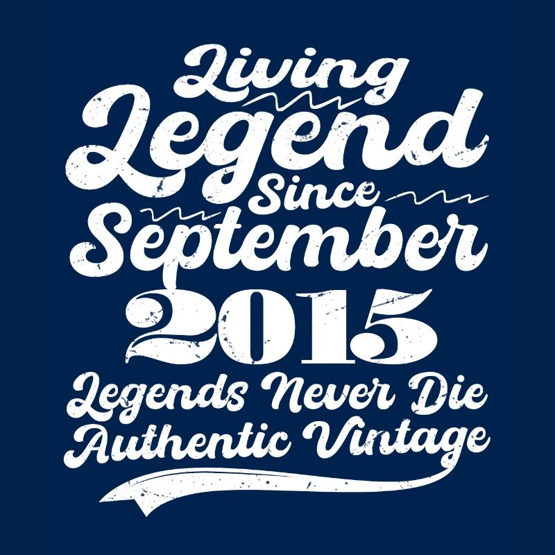Once upon a time there was a legend. September 2015 Birth