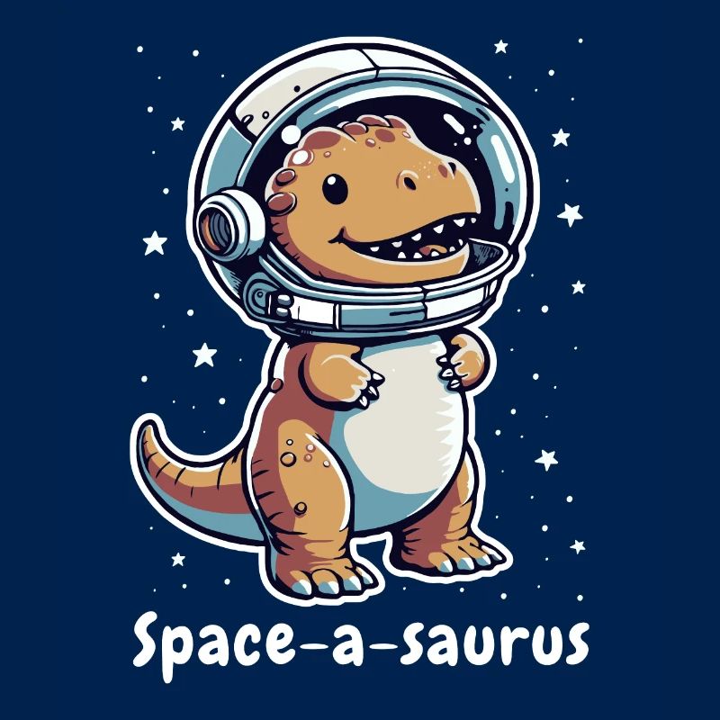Space-a-saurus Funny Space Dino Astronaut Kids