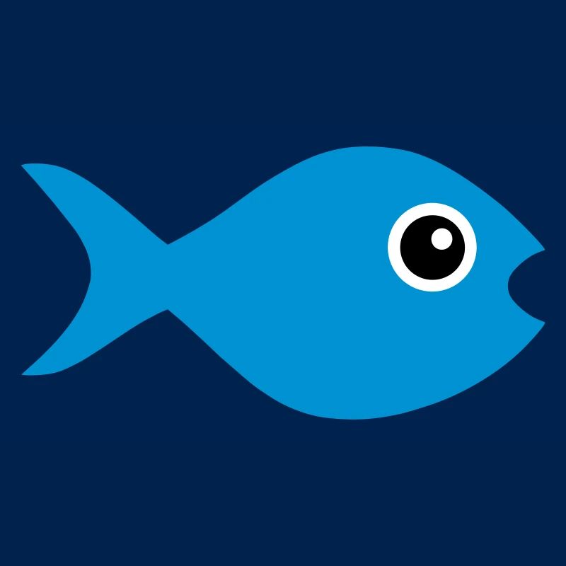 ★ Couleurs de conception modifiables ★ Poisson aux yeux écarquillés