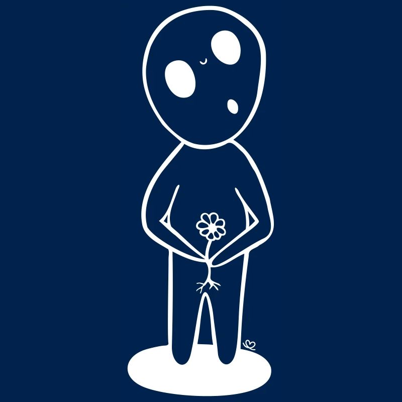SYLVANN: der Sylvain mit der Blume - schwarze Version