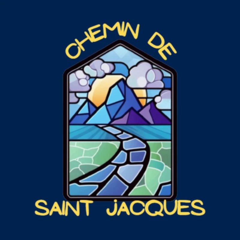 Chemin de St jacques vitrail
