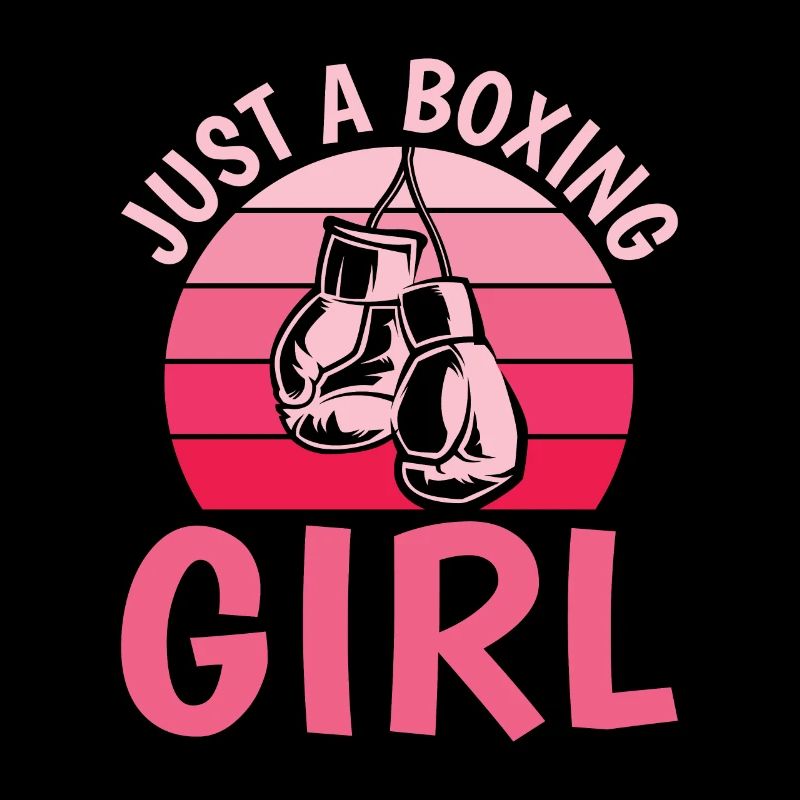 Boxen Boxer juste une boxeuse