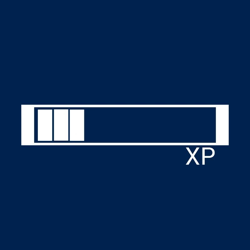 XP experience points design for nerd and geek