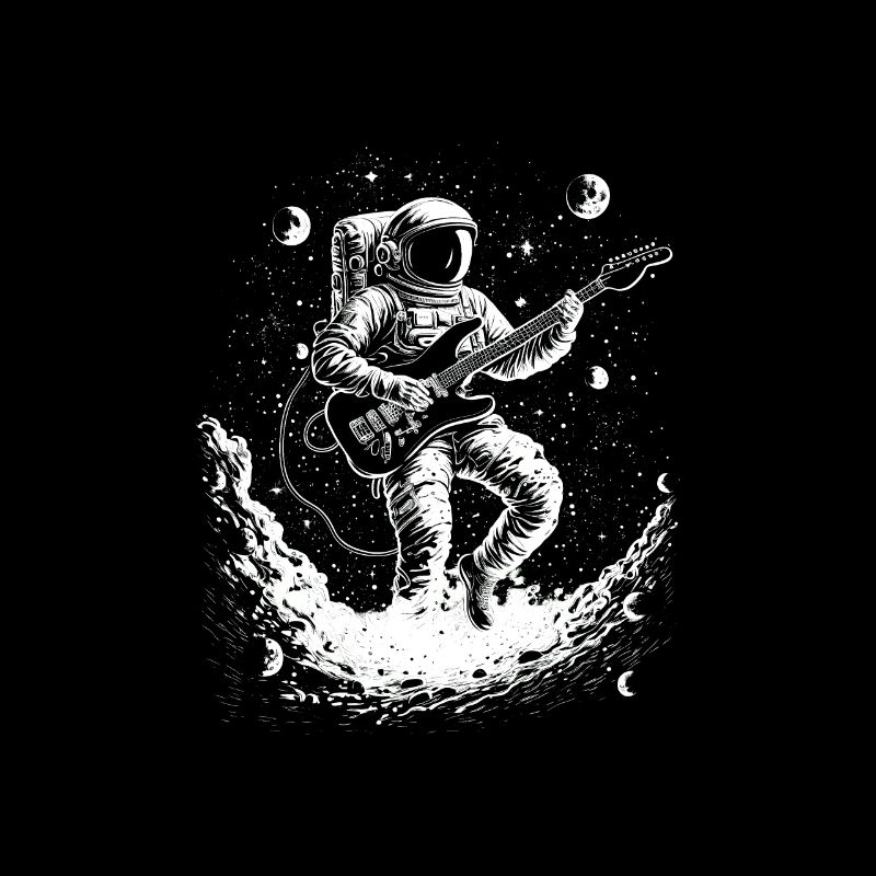 Astronaute guitariste