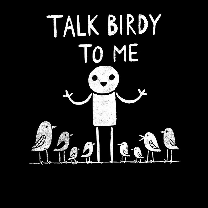 Chirpy Conversations oiseau chuchoteur Doodle