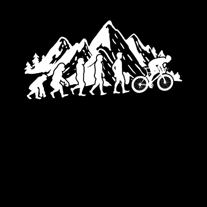 Mountainbiken Geschenk Mountainbiker Evolution