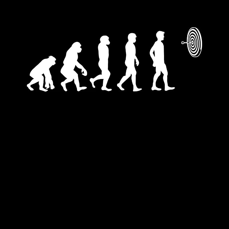 Darten Dart Darter Shirt Geschenk Evolution