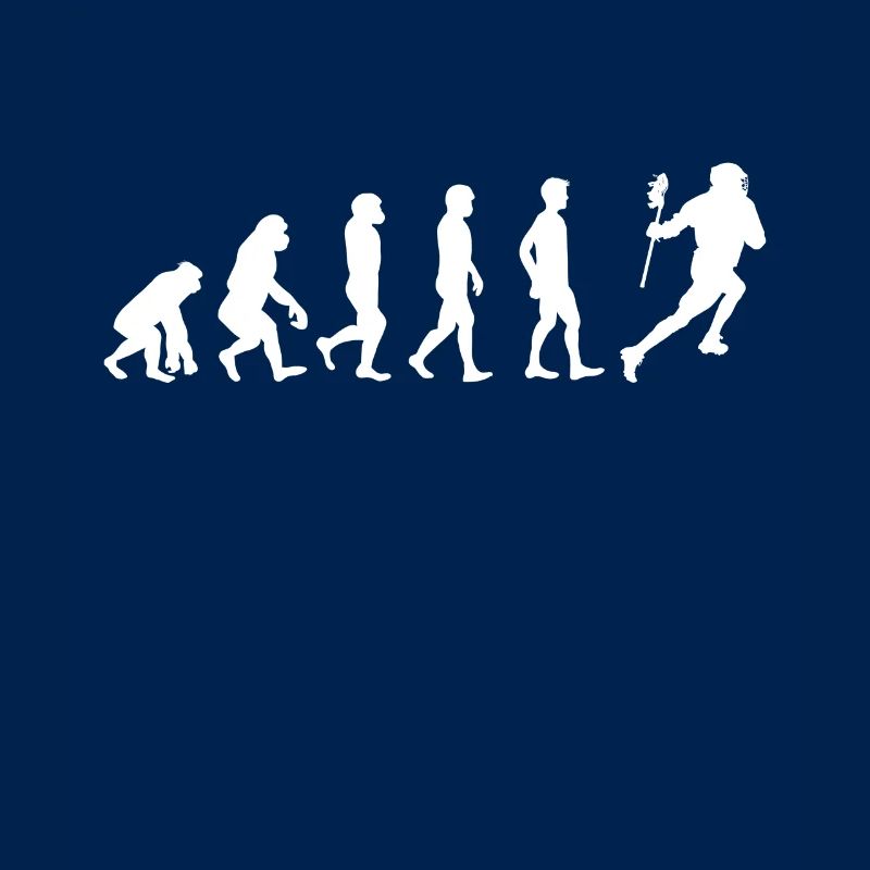 Evolution Lacrosse Shirt Geschenk Lacrosse