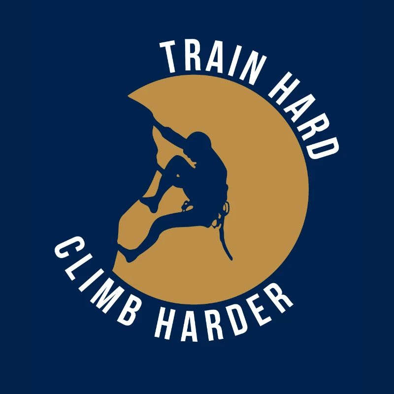 Train Hard Climb Harder Gift Climber