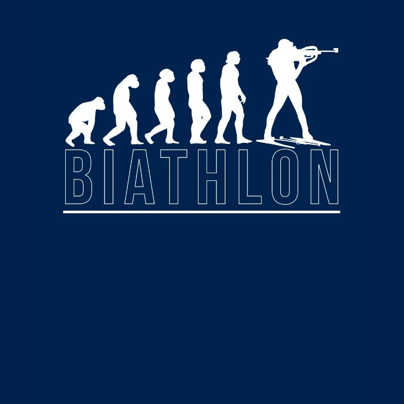 Evolution Biathlon Geschenk Langläufer