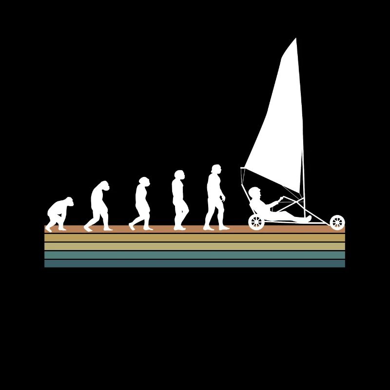 Vintage Retro Evolution Beach Sailor