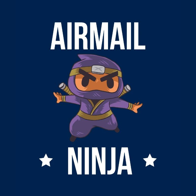Airmail Ninja Shirt Cornhole Gift