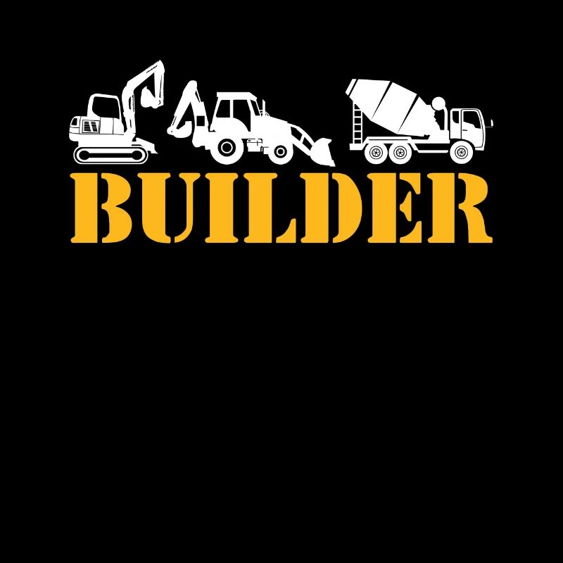 Constructeur Excavatrice Conducteur Chantier de construction Ouvrier de la construction